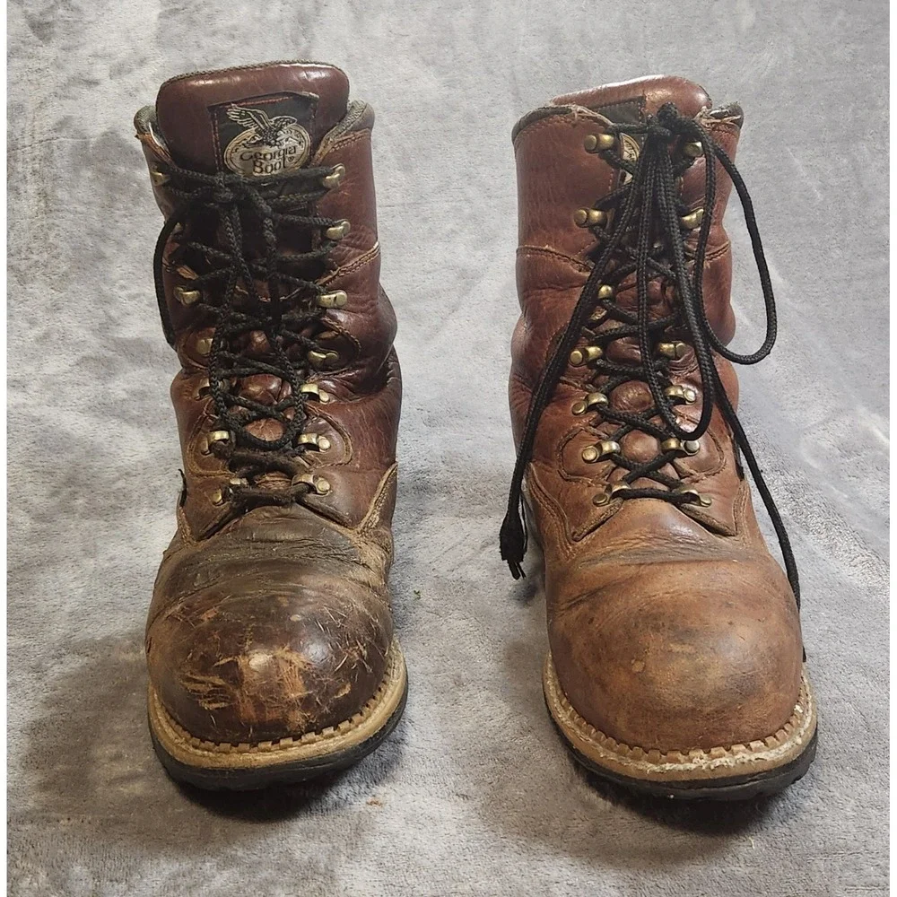 Georgia Boots Mens 11 Brown Leather Renegade 8